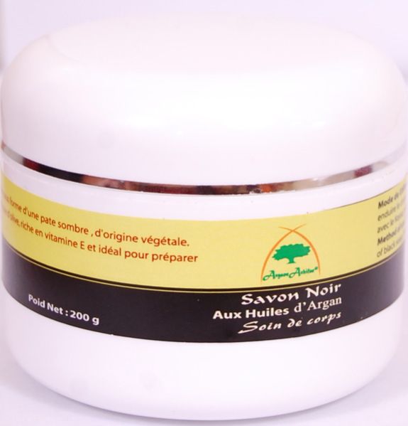 Black Soap Beldi With Thym Essential Oil In 200 Gr