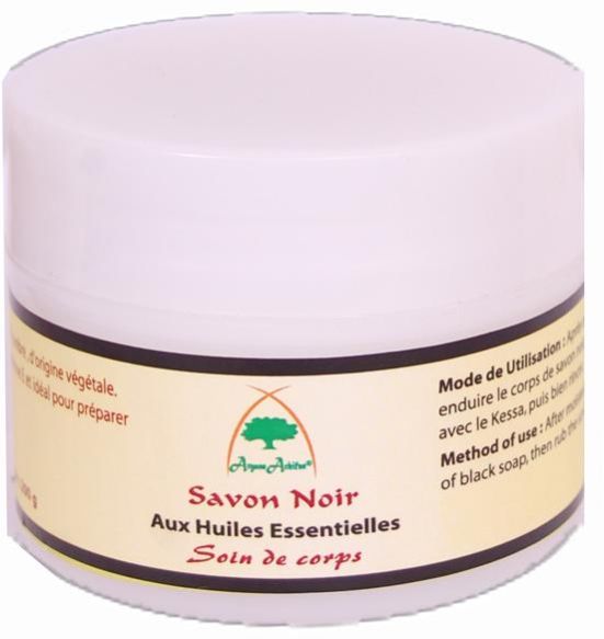 Black Soap With Orange Blossom Essential Oil In 200 Gr