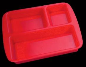 Square Polished Pav Bhaji Acrylic Plate, for Serving Food, Feature : Attractive Design, High Strength