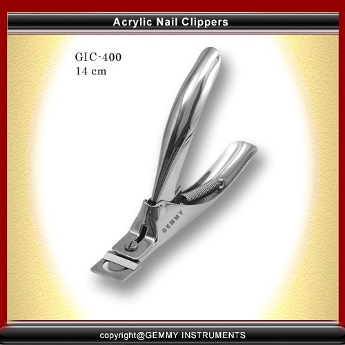Buy Nail Clippers Acrylic Professional Nail Clipper for Acrylic Nails Fake  Nail Clipper for Home Salon Nail Art Acrylic Nails Stainless Steel  Adjustable Sharp Blade Cutter Trimmer Manicure Tool Red Online at