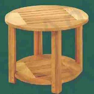Wooden Garden Round Table