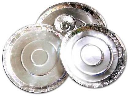 Silver paper plates