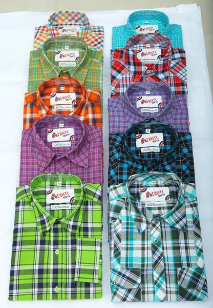 Checked Cotton Shirts