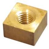 Brass square nuts