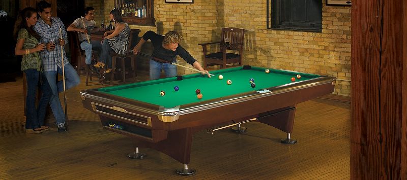 Meilin Rubber French Pool Table, for Billiards, Size : 9 Ft X 4.5 Ft