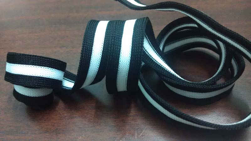 DESIGN TEXTILES POLYESTER KNITTED TAPES STRIPES, for T-SHIRTS, POLO SHIRTS