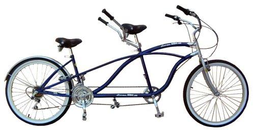 Two Wheelbikes Tandem Beach Cruiser Bicycle