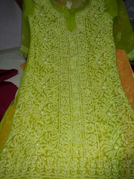 Georgette Kurta Stitched