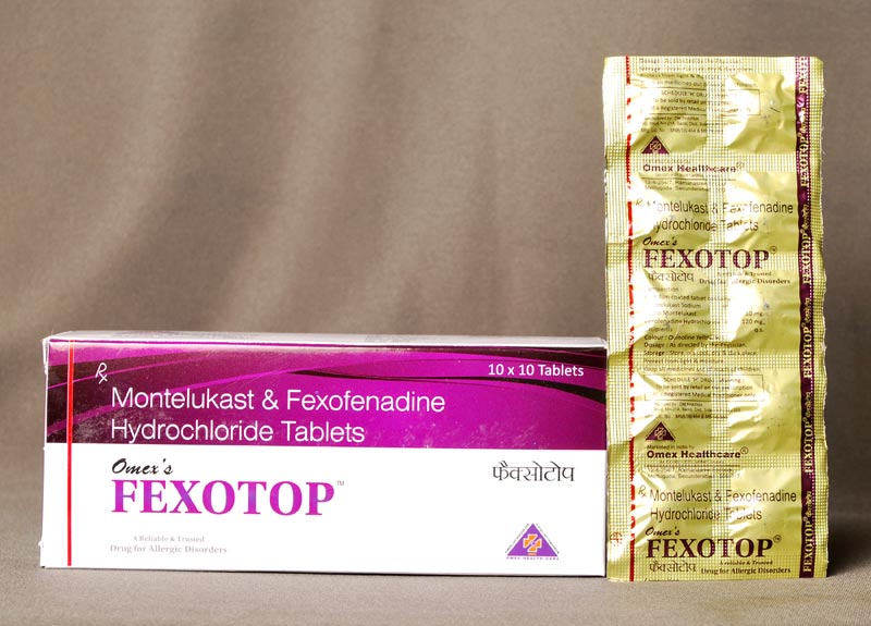 Fexotop Tablets, Packaging Type : Stripes