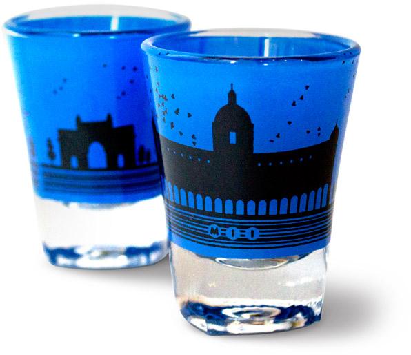 Gateway Shot Glasses, Taj Shot Glasses