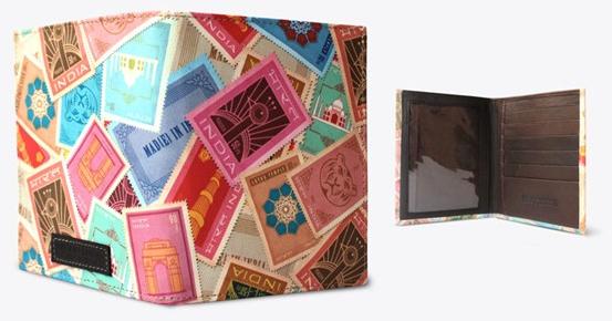 Indian Stamps Passport Holder