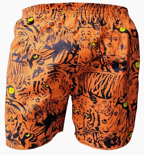Tiger Print Men\'s Boxer Shorts