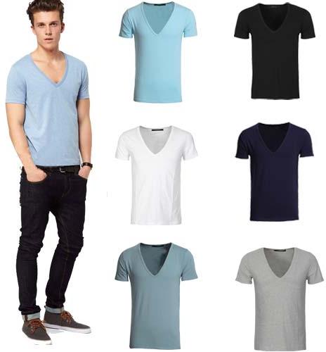 Mens V Neck T-Shirts