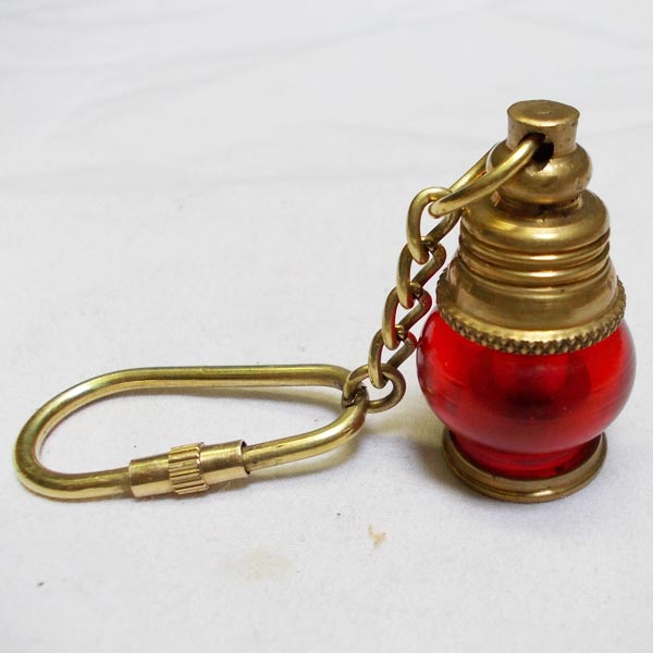 Brass Lamp Keychain