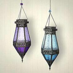 Metal Hanging Candle Lantern