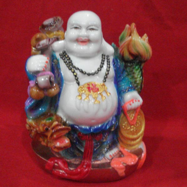 Polyresin Laughing Buddha Statue