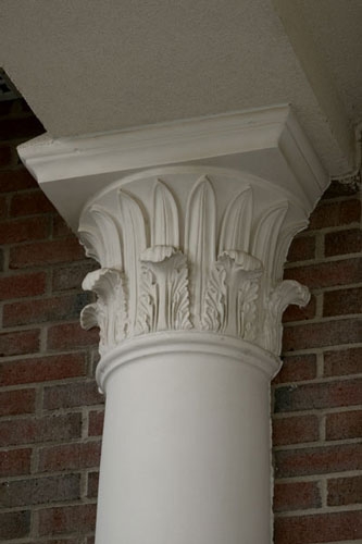 Round Corner Pillars, for Constructional, Color : White