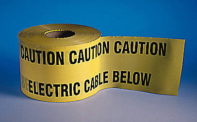 Underground Caution Tape, for Construction, Gas or Electrical Work, Design : Printed