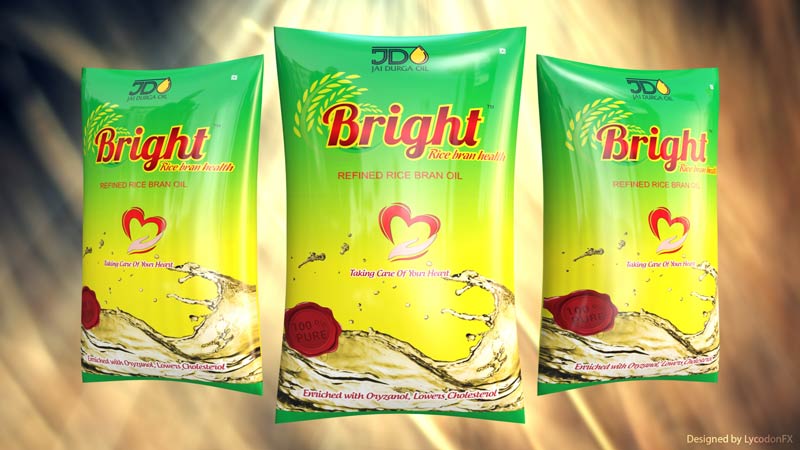 Bright Micro Refined Rice Bran Oil