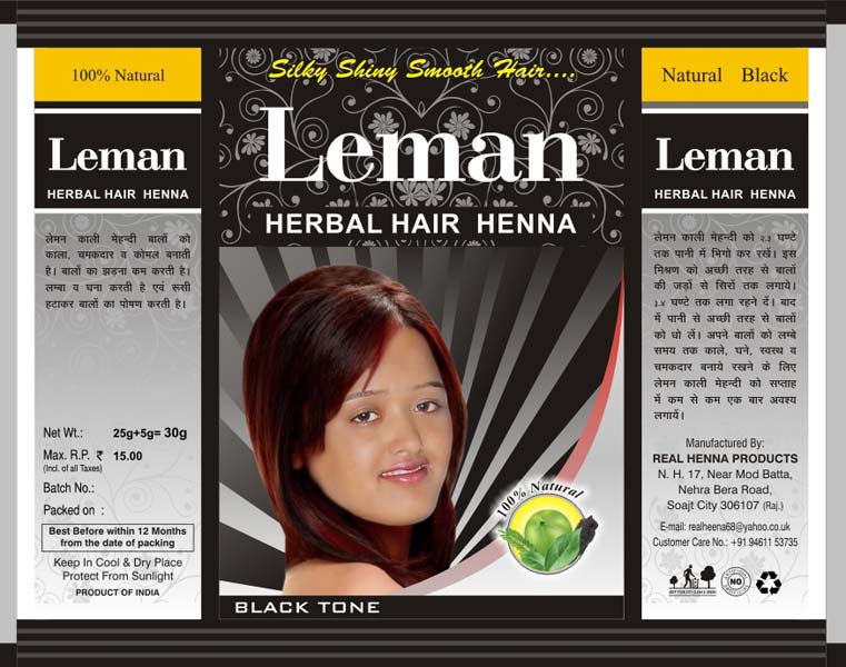 Black Hair Henna