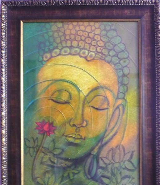Painted Buddha Painting