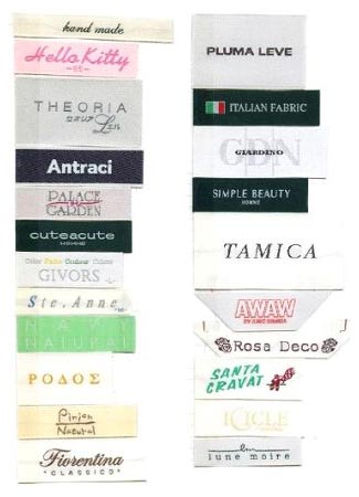 woven labels