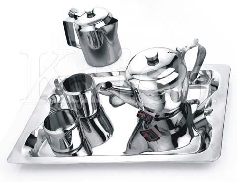 KRISH STAINLESS STEEL STAINLESS STEEL tea sets, Feature : ECO FRIENDLY