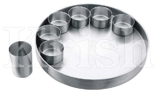 KRISH STAINLESS STEEL Dinner Set, Feature : ECO FRIENDLY