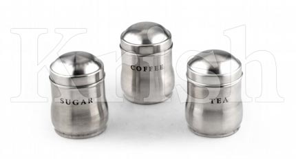 KRISH STAINLESS STEEL STAINLESS STEEL Canister Set, Feature : ECO FRIENDLY
