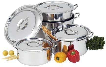 Stainless steel Chef Stock Pots, Feature : eco-friendly