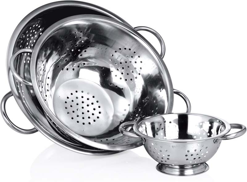 Deep Colander with pipe Handles., Feature : eco-friendly