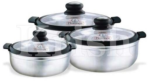 Florence Hot Pot with Glass Lids