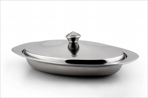 Oval Tray, Color : Silver