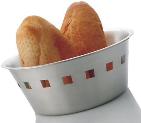 Regular Bread Basket, Color : Silver
