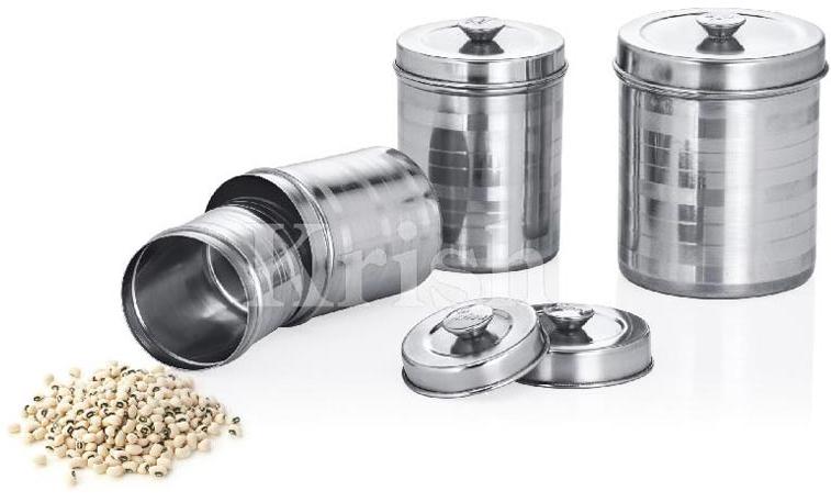 KRISH STAINLESS STEEL STAINLESS STEEL Canister, Feature : ECO FRIENDLY