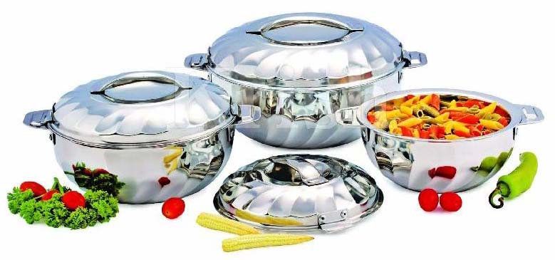 Stainless steel hot pot.