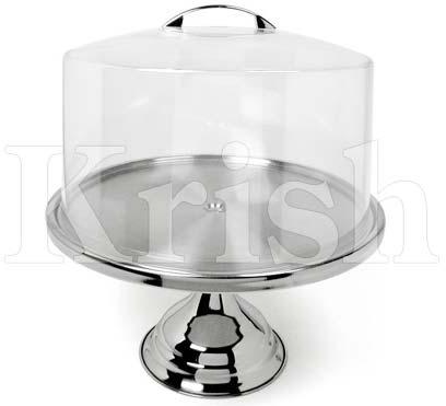 KRISH Stainless Steel Cake Stand, Size : 32 cm