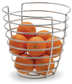 Wire Fruit Basket, Color : Silver