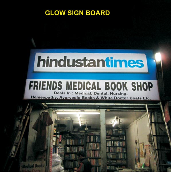 Glow Sign Board Printing