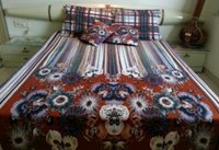 Printed cotton bed sheets, Feature : Eco-friendly, Soft, Comfortable