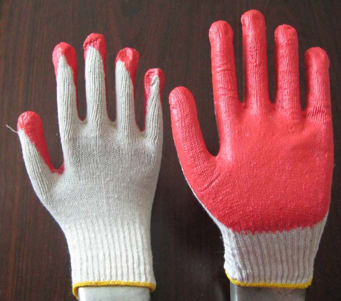 Rubber Coated Cotton Gloves