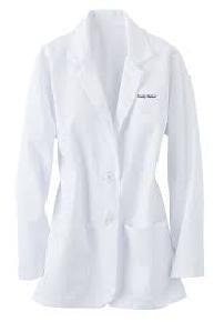 White Stitched Full Sleeves Plain medical uniforms, for Clinic, Hospital, Size : XL, XXL