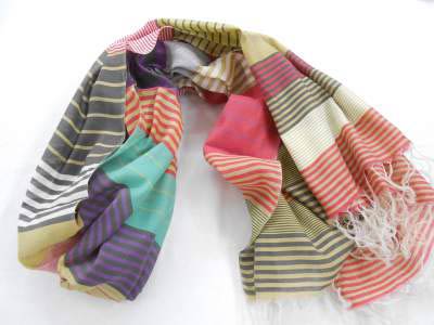 Handloom scarf, Color : MULTIPLE