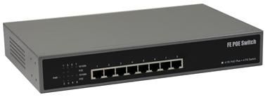 8 Port Fe Switch With 4 Poe Ports