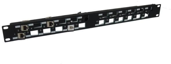 Angle Staggered Patch Panel