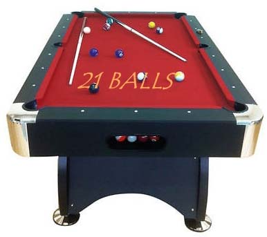 21 BALLS AMERICAN POOL TABLE IC1