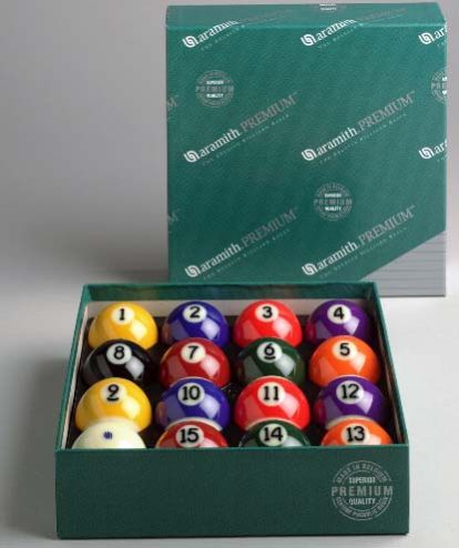 21 BALLS ARAMITH POOL BALL SET