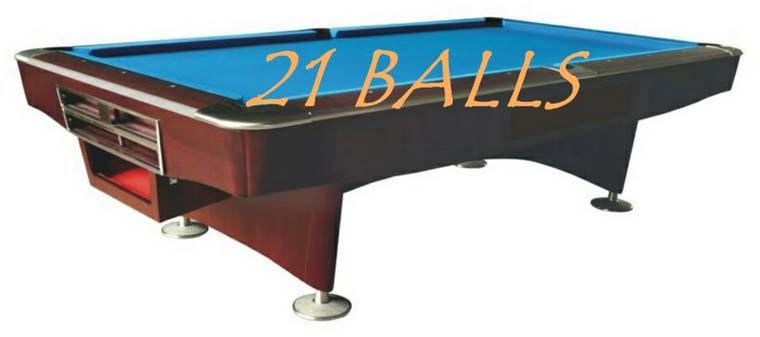 21 BALLS  MATRIX AMERICAN POOL