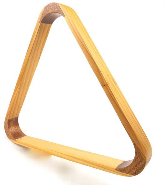 21 balls wooden triangle frame
