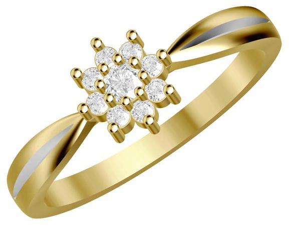 Shish Jewels  Simple Cz Diamond Stud Sterling Silver Ring